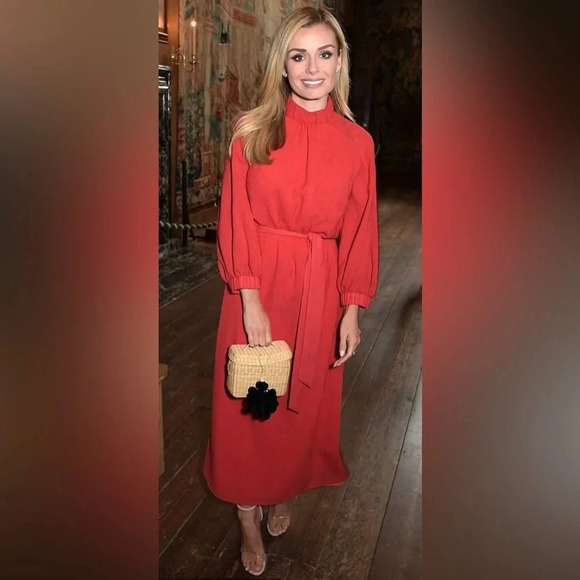 Cefinn Red Maxi Dress - Picture 2 of 10